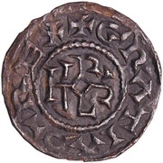 Denier - Charles II / Charles III Quentovic mint obverse image