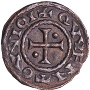 Denier - Charles II / Charles III Quentovic mint, Carolingian Empire, 864-922 reverse image