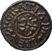 Denier - Charles II / Charles III Chartres mint obverse image