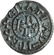 Denier - Charles II / Charles III Orleans mint; GRATIA D-I REX obverse image