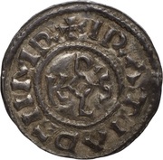 Denier - Charles II as emperor; Lens mint obverse image