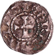 Denier - Charles II as emperor; Toulouse mint obverse image