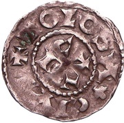 Denier - Charles II as emperor; Toulouse mint, Carolingian Empire, 875-877 reverse image