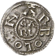 Denier - Charles II / Charles III as emperor; Narbonne mint, Carolingian Empire, 875-922 reverse image