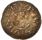 Denier - CharlesII / Charles III as emperor; Bourges mint, Carolingian Empire, 875-922 reverse image