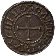 Denier - Louis II Provins mint, Carolingian Empire, 877-879 reverse image