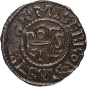 Denier - Louis III Saint Peter monastery of Corbie obverse image