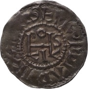 Denier - Louis III Troyes mint obverse image