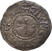 Denier - Louis III Troyes mint, Carolingian Empire, 879-882 reverse image