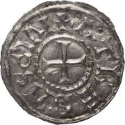 Denier - Odo Arras mint, Carolingian Empire, 887-898 reverse image