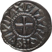 Denier - Odo Bourges mint, Carolingian Empire, 887-898 reverse image