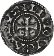 Denier - Odo Limoges mint, Carolingian Empire, 887-898 reverse image