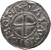 Denier - Odo palace mint; Type 1, Carolingian Empire, 887-898 reverse image
