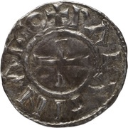 Denier - Odo palace mint; Type 2, Carolingian Empire, 887-898 reverse image
