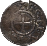 Denier - Odo St. Fursey abbey of Peronne, Carolingian Empire, 887-898 reverse image