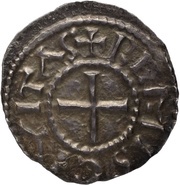 Denier - Odo Reims mint; Type 2, Carolingian Empire, 887-898 reverse image