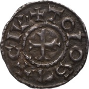 Denier - Odo Toulouse mint; ODO GRATIA D- RE, Carolingian Empire, 887-898 reverse image