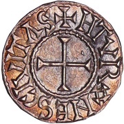Denier - Odo Tours mint, Carolingian Empire, 887-898 reverse image