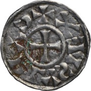 Denier - Charles III Macon mint obverse image