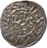 Denier - Charles III Paris mint; Type 2 obverse image