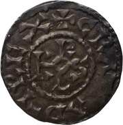 Denier - Charles III monastery of Saint Dionysius obverse image