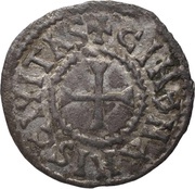 Denier - Charles III Le Mans mint; temple, Carolingian Empire, 898-923 reverse image