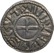 Denier - Louis IV Nevers mint, Carolingian Empire, 936-954 reverse image
