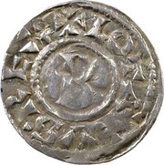 Denier - Lothair II Chalon mint obverse image