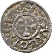 Denier - Lothair II Chalon mint, Carolingian Empire, 954-986 reverse image
