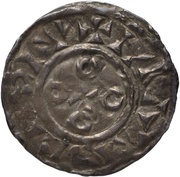 Denier - Lothair II Macon mint, Carolingian Empire, 954-986 reverse image