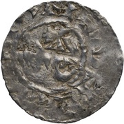 Denier - Lothair II Noyon mint obverse image