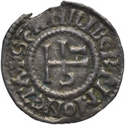 Denier - Lothair II abbey Saint Philibert of Tournus, Carolingian Empire, 954-986 reverse image