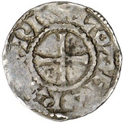 Denier - Lothair II and Emma obverse image