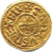 Solidus - Charles II Melle mint; monogram obverse image