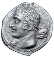 ¼ Shekel - Hasdrubal the Fair obverse image