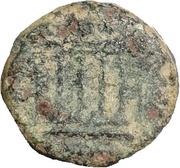 Æ14, Carthaginian Empire, 200 BC - 100 BC reverse image