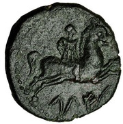 Æ Unit, Carthaginian Empire, 200 BC - 101 BC reverse image