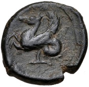 Æ15, Carthaginian Empire, 406 BC - 397 BC reverse image