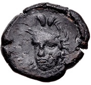 Æ14, Carthaginian Empire, 406 BC - 397 BC reverse image