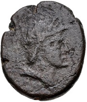 Æ21, Carthaginian Empire, 214 BC - 150 BC reverse image