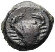 Æ12, Carthaginian Empire, 415 BC - 397 BC reverse image
