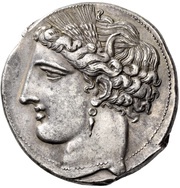 Decadrachm obverse image