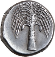 Tetradrachm, Carthaginian Empire, 410 BC - 395 BC reverse image
