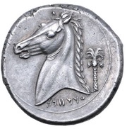 Tetradrachm, Carthaginian Empire, 320 BC - 305 BC reverse image