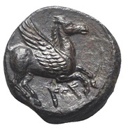 Æ13, Carthaginian Empire, 336 BC - 330 BC reverse image