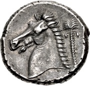 Tetradrachm, Carthaginian Empire, 320 BC - 300 BC reverse image