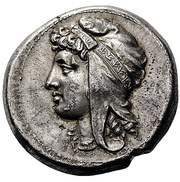 Tetradrachm Punic military mint obverse image