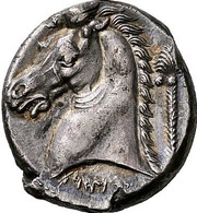 Tetradrachm Uncertain Punic mint, Carthaginian Empire, 300 BC reverse image