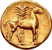 ⅙ Stater, Carthaginian Empire, 270 BC - 264 BC reverse image