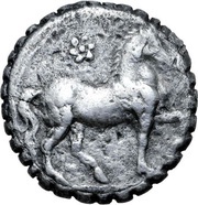 Dishekel, Carthaginian Empire, 200 BC - 146 BC reverse image